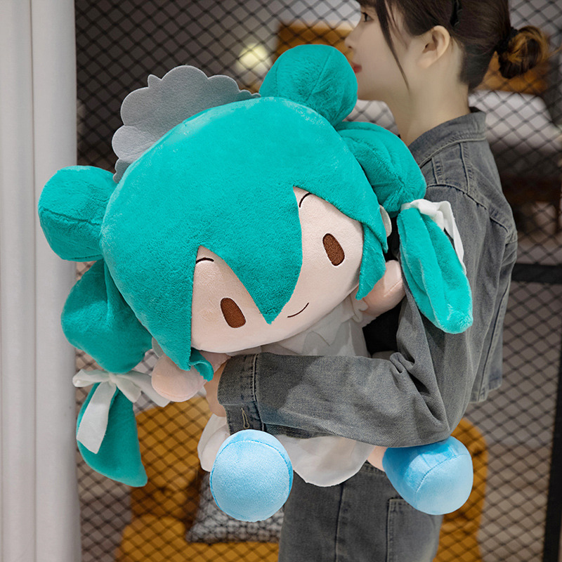 Japanese Girl Lifestyle - ขนาดใหญ่การ์ตูน Hatsune Miku ของเล่นตุ๊กตาน่ารักสไตล์ญี่ปุ่นตุ๊กตาอะนิเมะตุ๊กตาน่ารักรูป Plushies หมอนของขวัญสาว