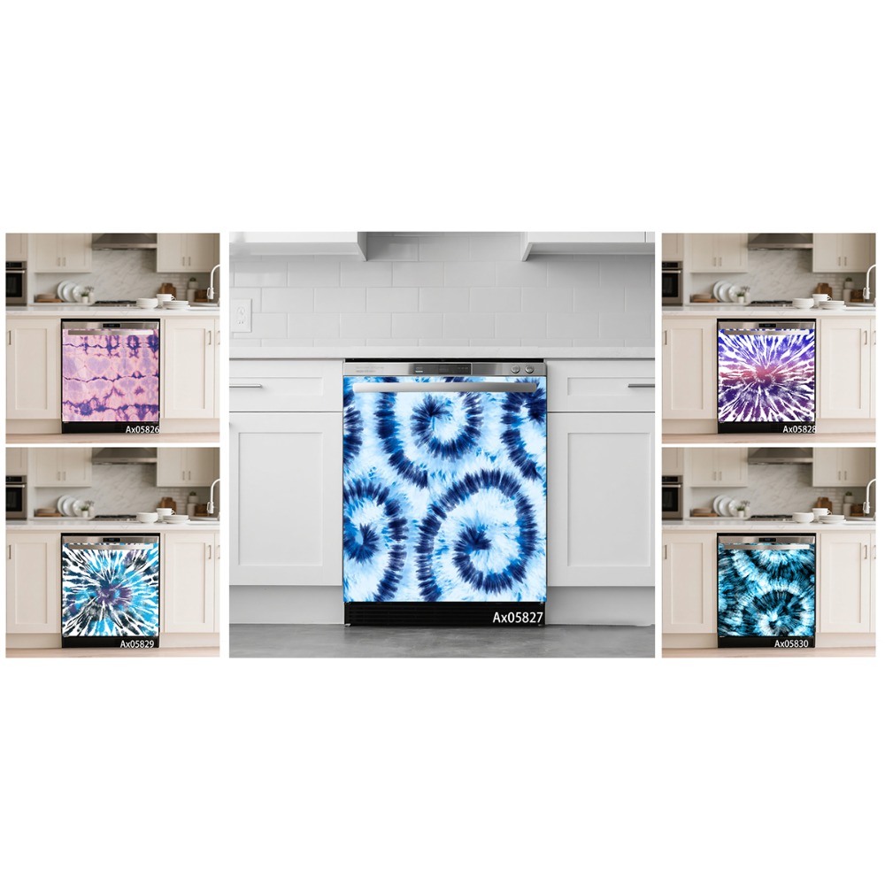 สติกเกอร์ติดเครื่องล้างจานลายโ - Shibori Tie Dye บทวิจารณ์และราคา