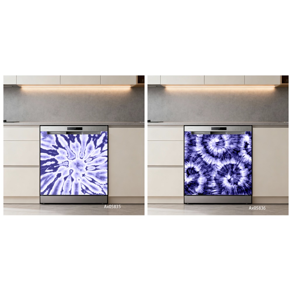 สติกเกอร์ติดเครื่องล้างจานลายโ - Shibori Tie Dye บทวิจารณ์และราคา
