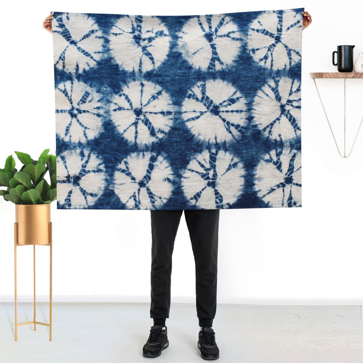 ชิโบริเซอร์เคิลส์, อินดิโก, ผ้ - Shibori Tie Dye บทวิจารณ์และราคา
