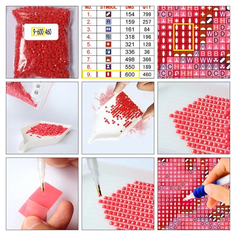 DIY เพชร Rhinestones ภาพวาดการ - Japanese Lifestyle Japanese บทวิจารณ์และราคา