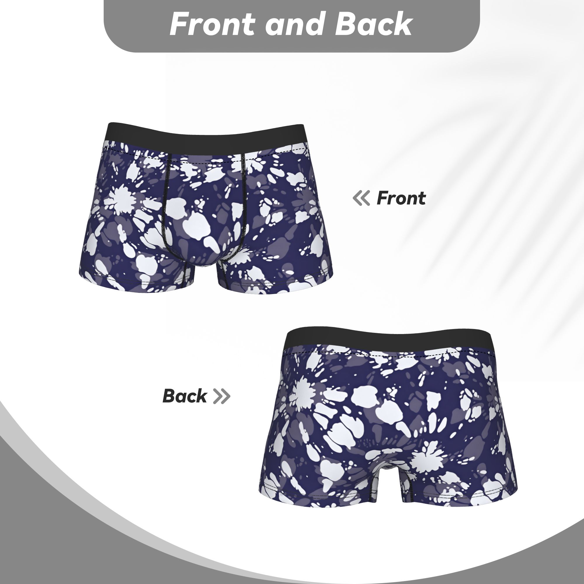 กางเกงบ็อกเซอร์ลายวงกลมซันเบิร - Shibori Tie Dye บทวิจารณ์และราคา