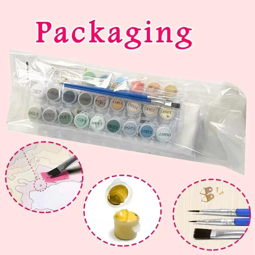 ภาพวาดสีน้ำมันดิจิทัลตามตัวเลข - Japanese Lifestyle Japanese บทวิจารณ์และราคา