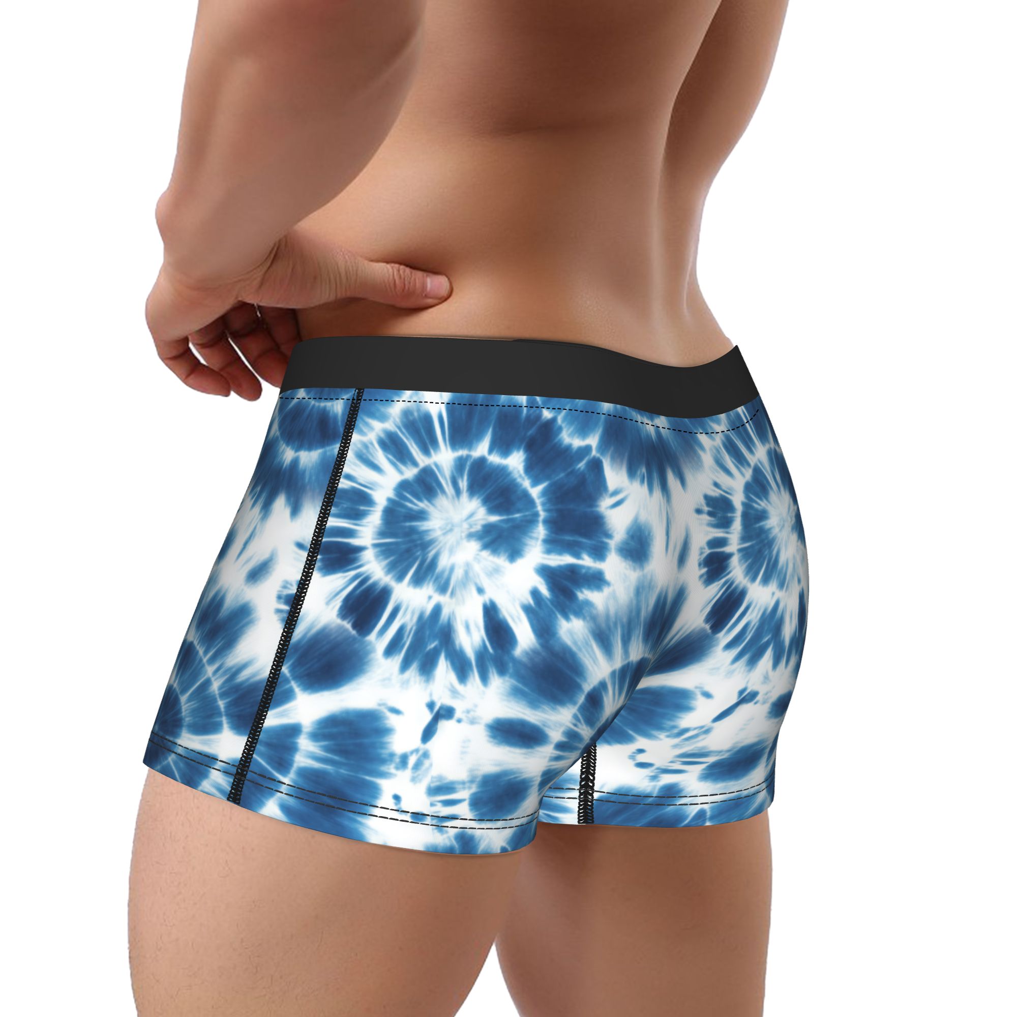 กางเกงบ็อกเซอร์ลายไทได ชิโบริ  - Shibori Tie Dye บทวิจารณ์และราคา