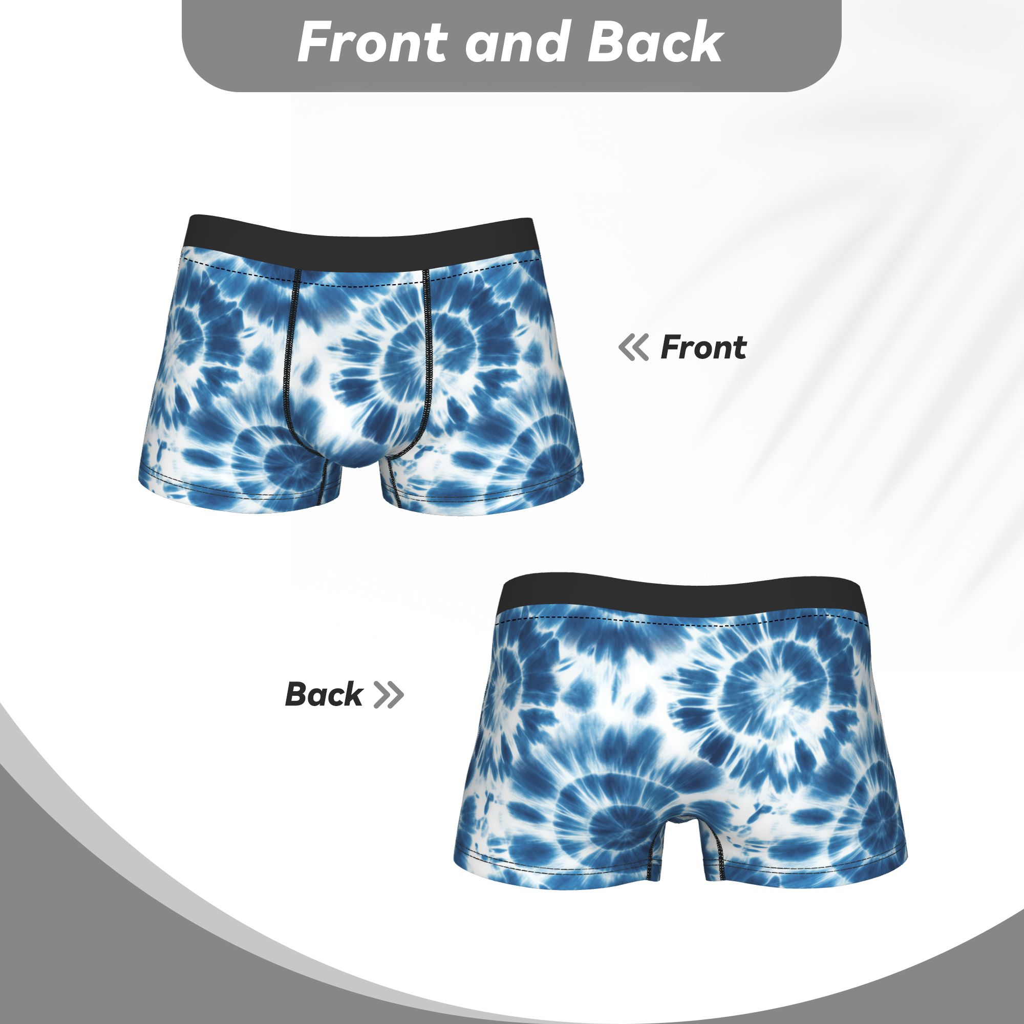 กางเกงบ็อกเซอร์ลายไทได ชิโบริ  - Shibori Tie Dye บทวิจารณ์และราคา
