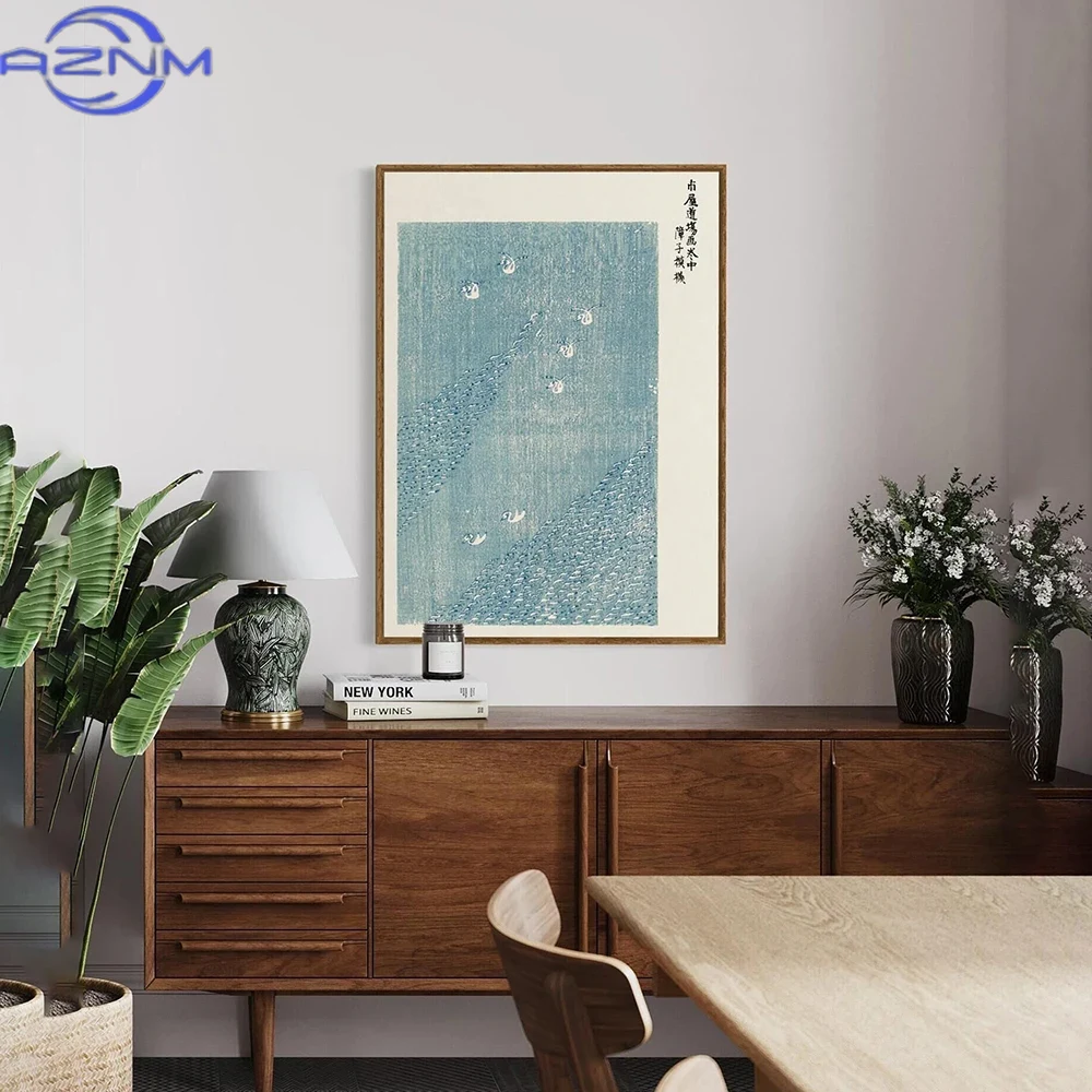 AZNM วินเทจญี่ปุ่นผ้าใบภาพวาดต - Japanese Lifestyle Japanese บทวิจารณ์และราคา