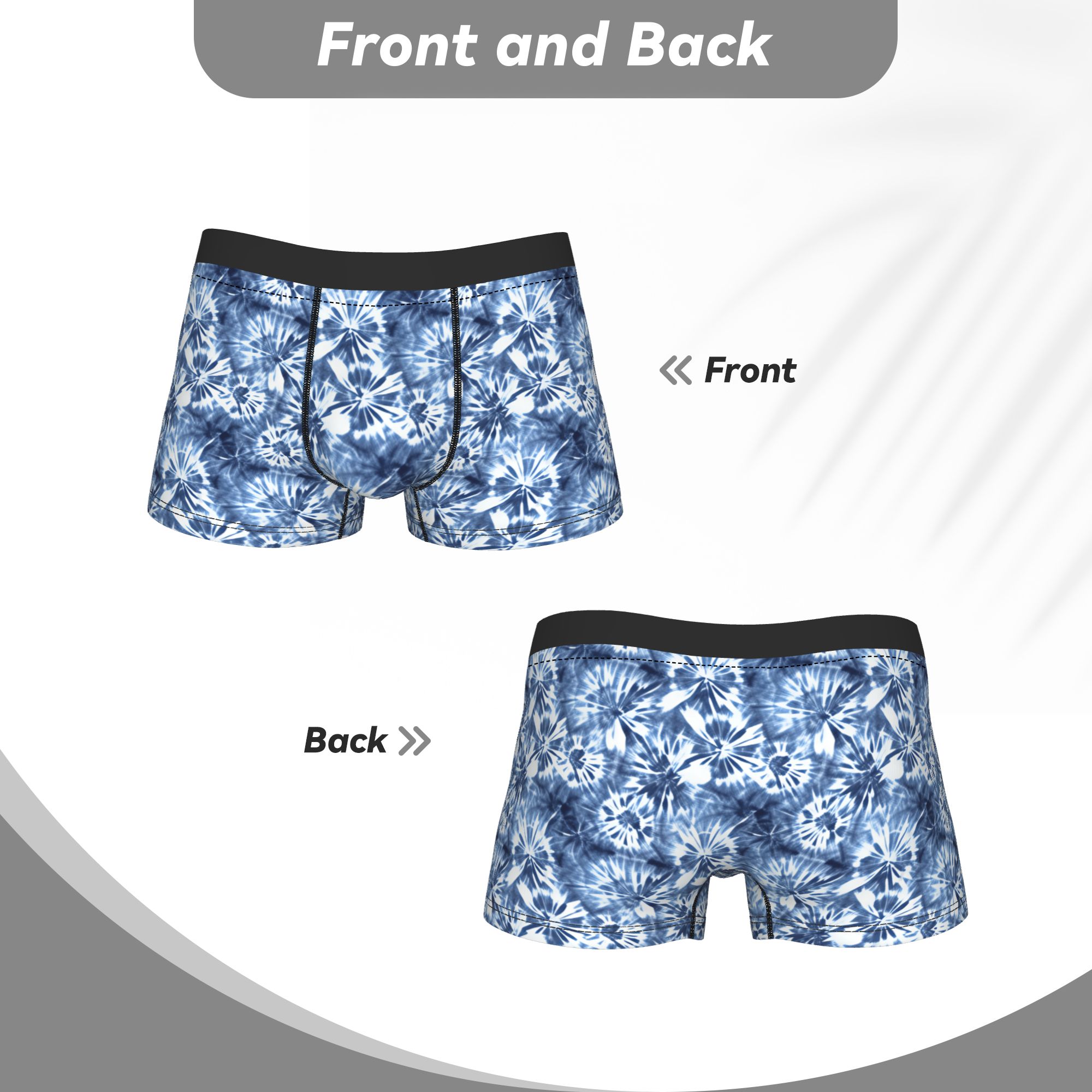 กางเกงบ็อกเซอร์ลายไทได ชิโบริ  - Shibori Tie Dye บทวิจารณ์และราคา
